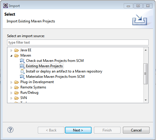 open spring boot project in eclipse