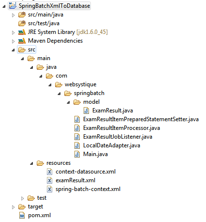 spring batch java config example