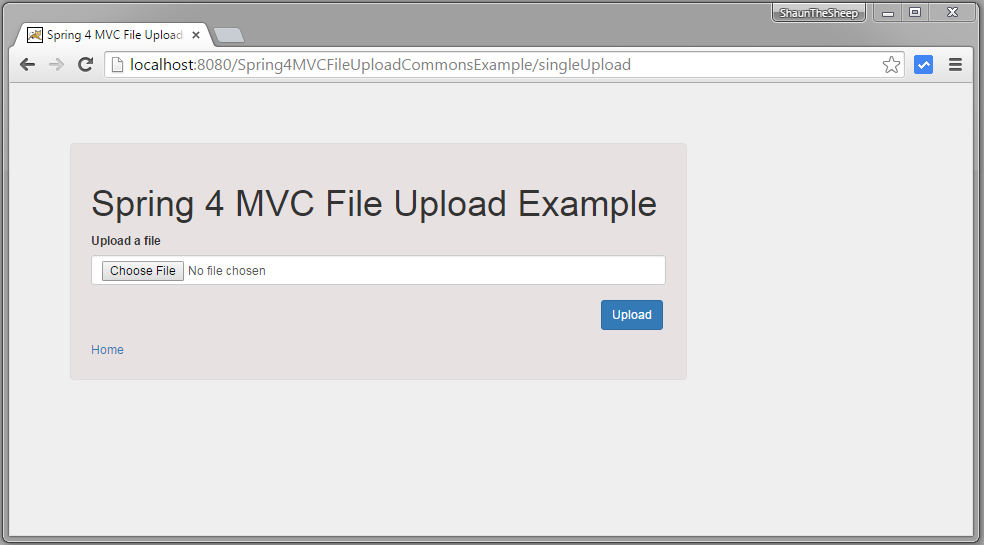 Spring MVC 4 File Upload Example using 