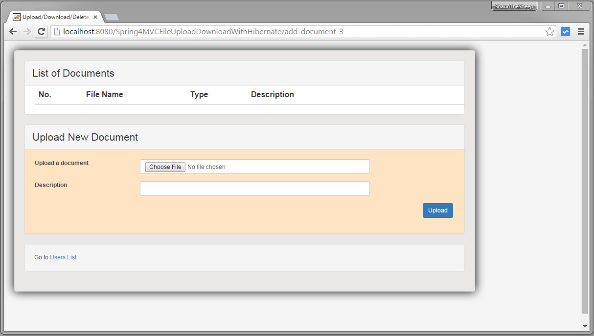 spring mvc hibernate file upload example