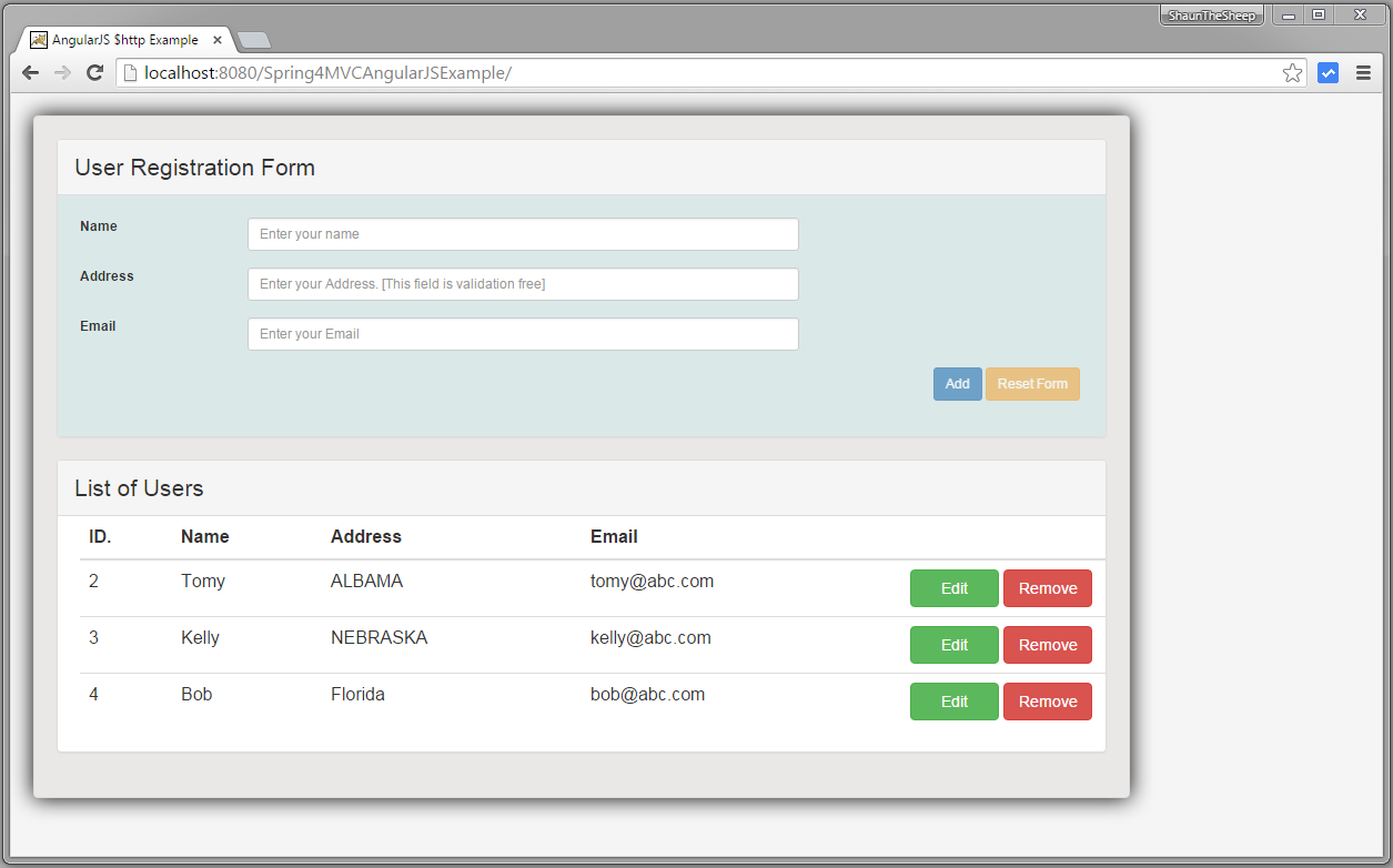 spring mvc angular 6