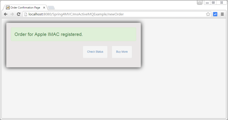 Spring 4 Mvc Jms Activemq Annotation Based Example Websystique